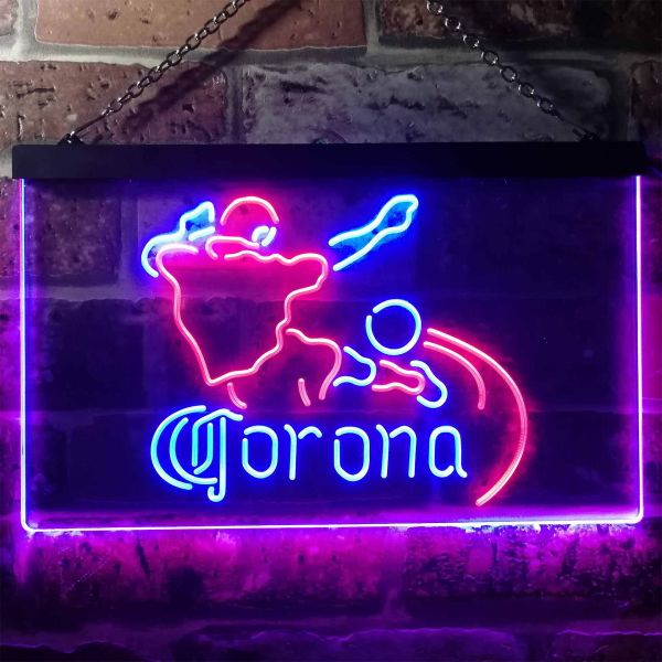 Corona Extra - Football Dual LED Neon Light Sign